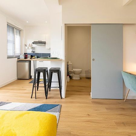 Ferienwohnung Le Yellow, Studio Renove, Tout Confort, Jardin Saint-Jacques-de-la-Lande Exterior foto